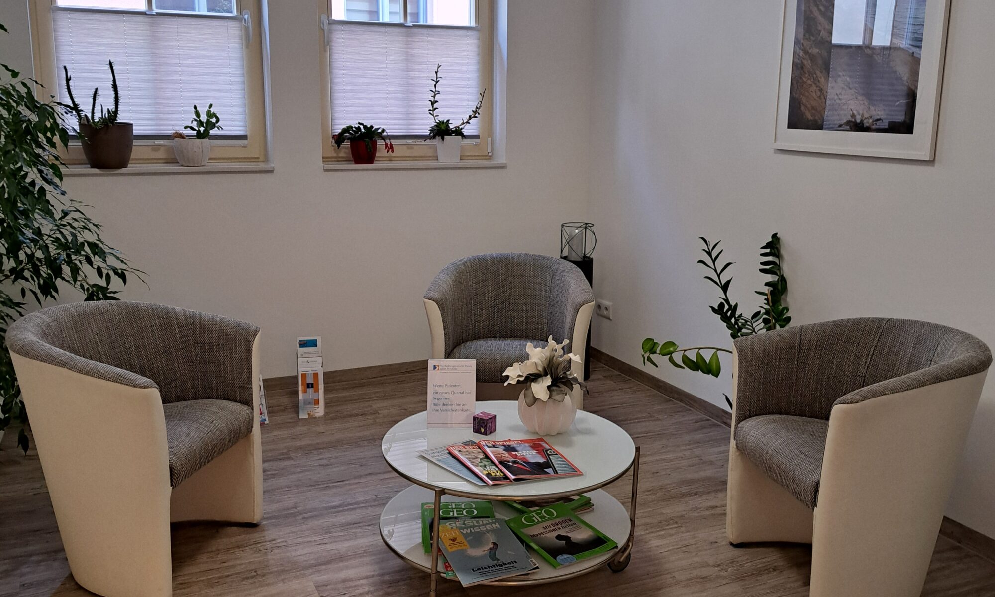 Ansicht des Wartebereichs